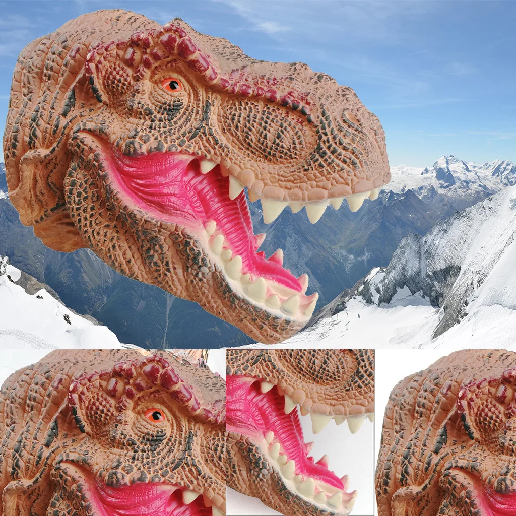 2019 Exquisite and lovely Dinosaur Hand Puppets Role Play Realistic Spinosaurus Head Gloves Soft Dinosaur Hand Puppets Toy
2019 Exquisite and lovely Dinosaur Hand Puppets Role Play Realistic Spinosaurus Head Gloves Soft Dinosaur Hand Puppets Toy