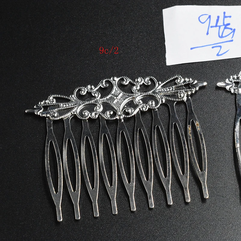 FLTMRH 2pcs 9teet Teeth Rhodium Comb Shape Hair Clips Tray Bezel Blanks For DIY Jewelry Making
FLTMRH 2pcs 9teet Teeth Rhodium Comb Shape Hair Clips Tray Bezel Blanks For DIY Jewelry Making