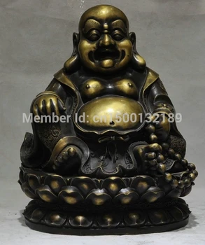 xd 00103 20" Chinese Buddhism Bronze Seat Louts Happy Laugh Maitreya Buddha Head Statue
xd 00103 20" Chinese Buddhism Bronze Seat Louts Happy Laugh Maitreya Buddha Head Statue