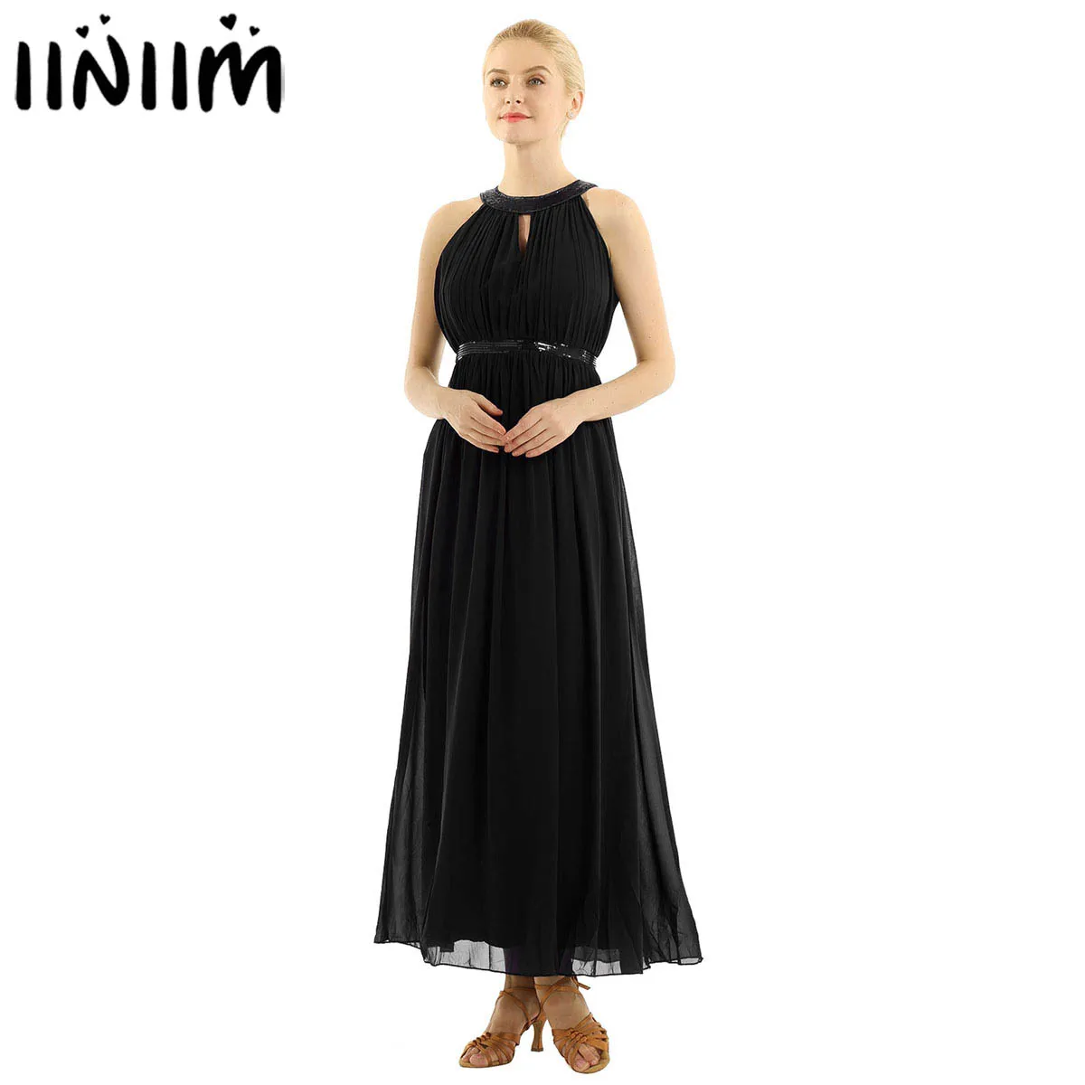 Women Summer Dress 2018 Ladies Chiffon HalterNatural Long Dress Graduation Party Dress Evening Prom Gown Maxi Dress for Womens
Women Summer Dress 2018 Ladies Chiffon HalterNatural Long Dress Graduation Party Dress Evening Prom Gown Maxi Dress for Womens