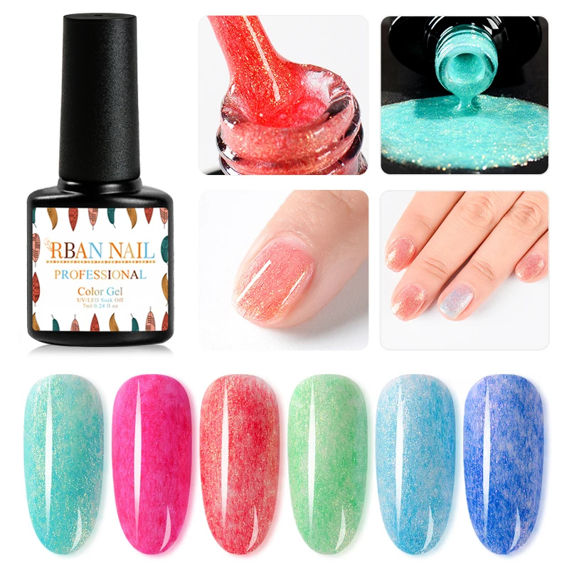 RBAN NAIL 7ML Faux Fur Color Gel Nail Polish Shining Gel Vernis UV LED Lamp Cured Base Top Need Gel Lacquer Enamel Varnish
RBAN NAIL 7ML Faux Fur Color Gel Nail Polish Shining Gel Vernis UV LED Lamp Cured Base Top Need Gel Lacquer Enamel Varnish