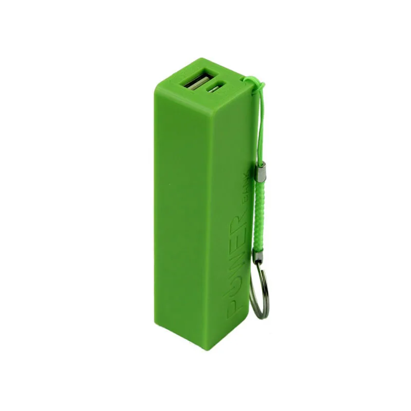 

Hot Sale Mini Portable 18650 Battery Charger Box Power Bank 18650 External Backup Battery Charger With Key Chain #ED709