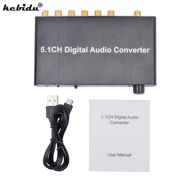 kebidu Digital Audio Converter Decoder 5.1CH SPDIF Coaxial to RCA DTS AC3 digital to 5.1 Amplifier Analog for PS3 DVD player
kebidu Digital Audio Converter Decoder 5.1CH SPDIF Coaxial to RCA DTS AC3 digital to 5.1 Amplifier Analog for PS3 DVD player