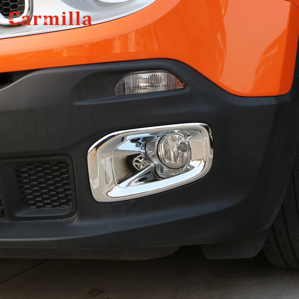Car Chrome Fog Light Cover for Jeep Renegade 2015 2016 2017 2018 2019 Accessories Front Fog Lamps Protector Trim Stickers
Car Chrome Fog Light Cover for Jeep Renegade 2015 2016 2017 2018 2019 Accessories Front Fog Lamps Protector Trim Stickers