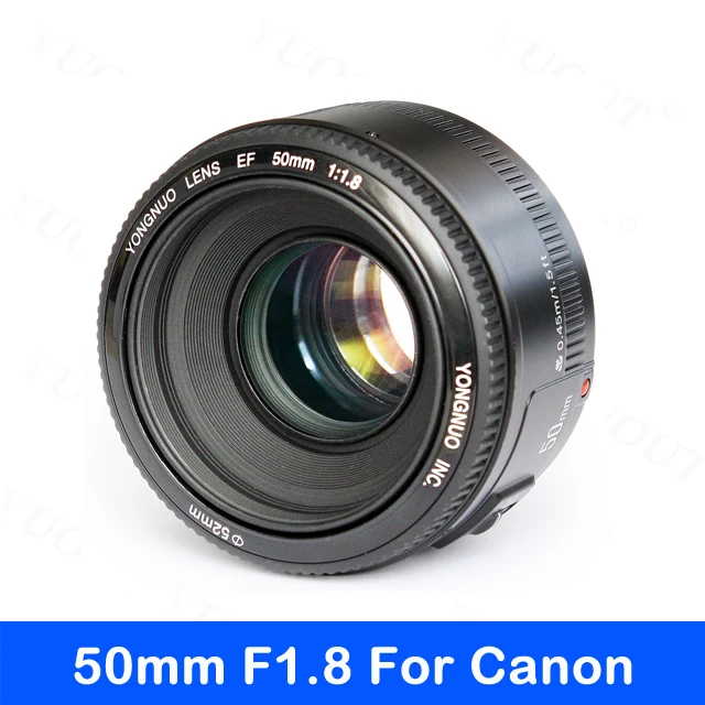 Yongnuo YN50mm F1.8 AF MF Lens YN 50mm Auto Focus Lens for Canon EOS DSLR Cameras 60D 70D 5D2 5D3 600D
Yongnuo YN50mm F1.8 AF MF Lens YN 50mm Auto Focus Lens for Canon EOS DSLR Cameras 60D 70D 5D2 5D3 600D
