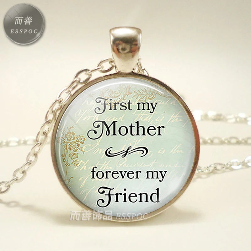 First My Mother, Forever My Friend Mother's Day Necklace Pendant Daughter and Mother Jewelry Family Gift
First My Mother, Forever My Friend Mother's Day Necklace Pendant Daughter and Mother Jewelry Family Gift