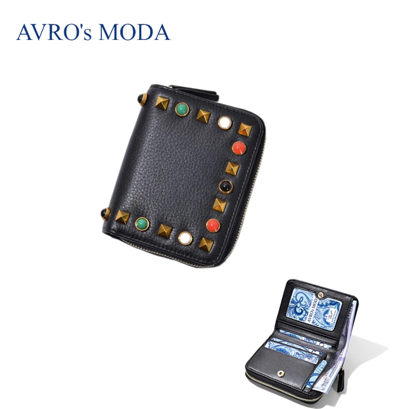 AVRO's MODA High quality brand PU leather vintage women wallets female short coin pocket purse ladies zipper button small wallet
AVRO's MODA High quality brand PU leather vintage women wallets female short coin pocket purse ladies zipper button small wallet