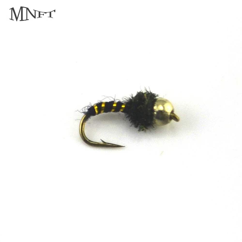 MNFT 10PCS 14# Hooks Golden Bead Head Nymph Fly Fishing Peacock Hackle Fly Trout Fishing Nymph Lures
MNFT 10PCS 14# Hooks Golden Bead Head Nymph Fly Fishing Peacock Hackle Fly Trout Fishing Nymph Lures