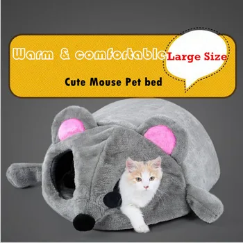 Grey Mouse Shape Bed for Small Cats Puppy Dogs Cave Dog Bed Removable Cushion,Waterproof Bottom Pet Mouse Cat Bed House Pet Gift 
Grey Mouse Shape Bed for Small Cats Puppy Dogs Cave Dog Bed Removable Cushion,Waterproof Bottom Pet Mouse Cat Bed House Pet Gift