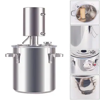Moonshine Still Alembic Spirits Alcohol Essential Oil Water Distiller Wine Making Kit w/Water Pump
Moonshine Still Alembic Spirits Alcohol Essential Oil Water Distiller Wine Making Kit w/Water Pump