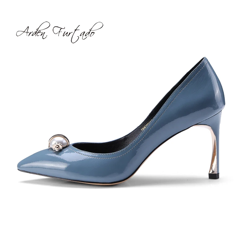 Arden Furtado spring autumn strange style high heels 8cm pointed toe genuine leather blue brown slip on fashion office pumps new
Arden Furtado spring autumn strange style high heels 8cm pointed toe genuine leather blue brown slip on fashion office pumps new