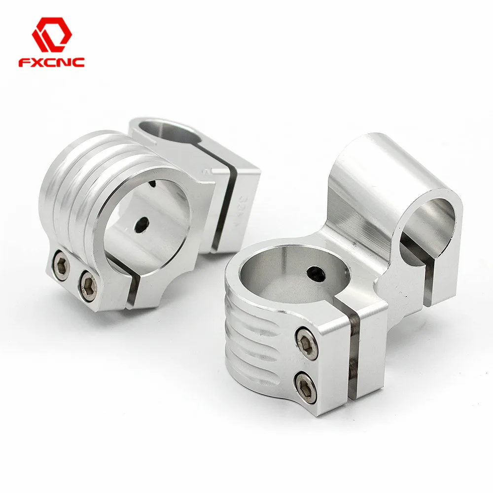 FXCNC 7/8" Silver Motorcycle Raise Clip on Head Fork Handle Bars Clip-on Universal 43mm 45mm 46mm 48mm 50mm 51mm 52mm 53mm 54mm
FXCNC 7/8" Silver Motorcycle Raise Clip on Head Fork Handle Bars Clip-on Universal 43mm 45mm 46mm 48mm 50mm 51mm 52mm 53mm 54mm