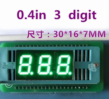 0.4 inch Pure green 7 Segment display Common ANODE cathode 0.4" radix point LED Display 3 Bit Digital Tube Series Voltage Panel
0.4 inch Pure green 7 Segment display Common ANODE cathode 0.4" radix point LED Display 3 Bit Digital Tube Series Voltage Panel