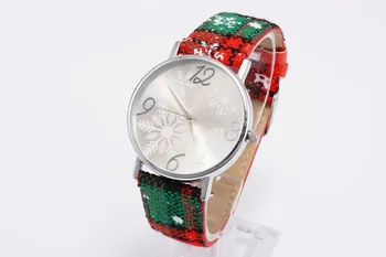 2018 New Christmas Snowflake Digital Dial Ribbon Strap Watch Casual Fashion Precise Popular Christmas Women's Quartz Watch
2018 New Christmas Snowflake Digital Dial Ribbon Strap Watch Casual Fashion Precise Popular Christmas Women's Quartz Watch