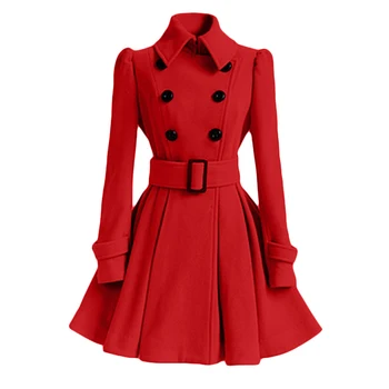 2020 Europe and America autumn and winter woolen coat full sleeve seven-color long women outwear female belt generation 10896
2020 Europe and America autumn and winter woolen coat full sleeve seven-color long women outwear female belt generation 10896