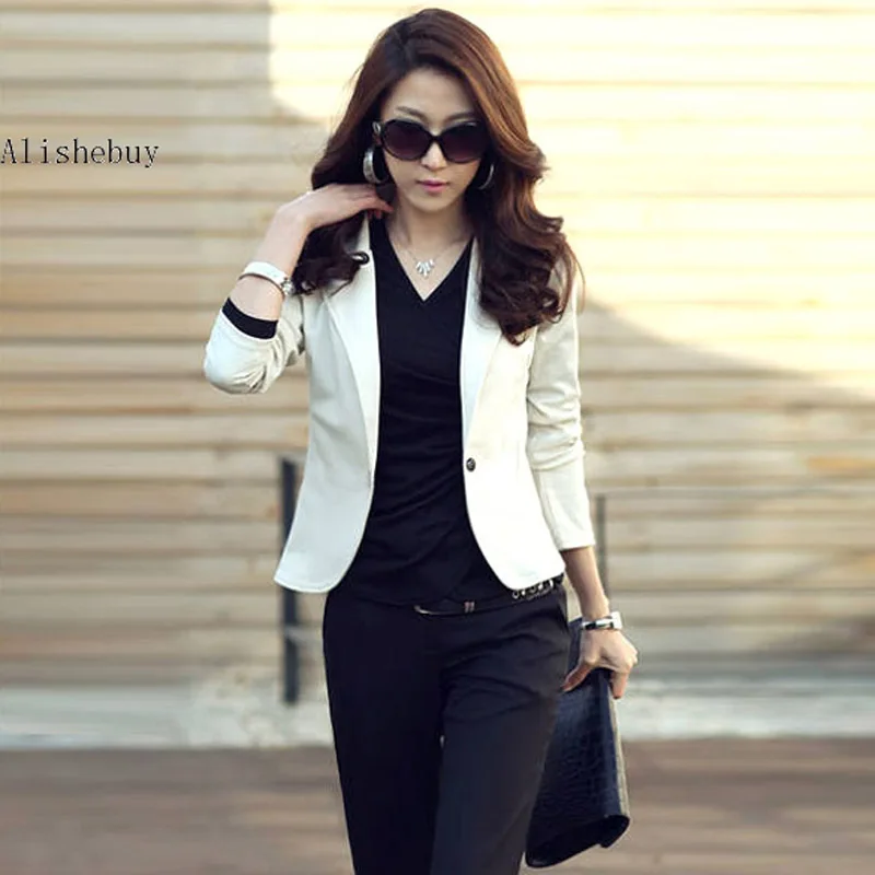 New Spring OL Women OL Coat Lapel One Button Coats Long Sleeve Short Suit Outerwear Ladies Clothing Colors Spring Jackets XS S
New Spring OL Women OL Coat Lapel One Button Coats Long Sleeve Short Suit Outerwear Ladies Clothing Colors Spring Jackets XS S