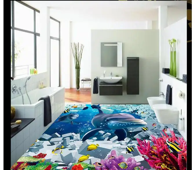 Custom photo Waterproof floor wallpaper 3 d ocean floor of the world 3d mural PVC wallpaper self-adhesion floor wallpaer 
Custom photo Waterproof floor wallpaper 3 d ocean floor of the world 3d mural PVC wallpaper self-adhesion floor wallpaer