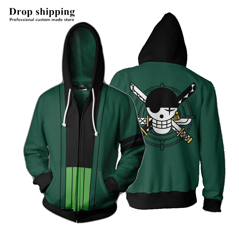 Anime Hoodies ONE PIECE Roronoa Zoro 3d Printed Hooded Hoodies Sweatshirts for Men Spring Antumn Zipper Jackets Cardigan Tops
Anime Hoodies ONE PIECE Roronoa Zoro 3d Printed Hooded Hoodies Sweatshirts for Men Spring Antumn Zipper Jackets Cardigan Tops