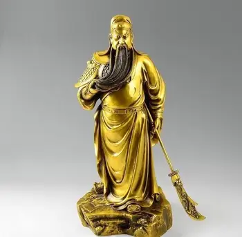 57cm China Brass Copper Dragon Sword Guan Gong Guan Yu Buddha God Bodhisattva Statue
57cm China Brass Copper Dragon Sword Guan Gong Guan Yu Buddha God Bodhisattva Statue