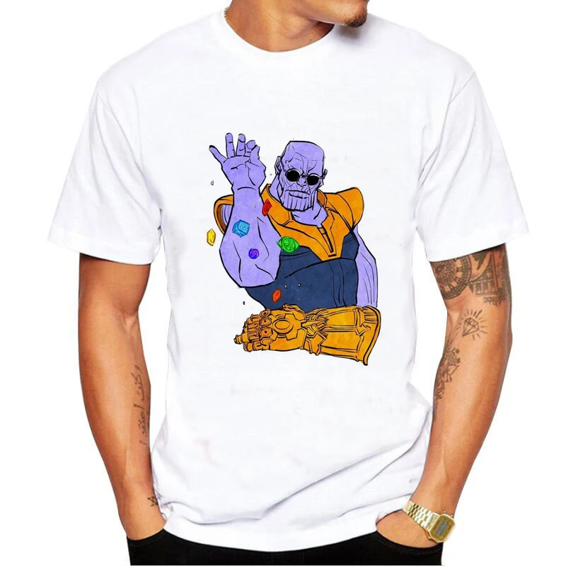 Fashion New T shirt Men Thanos Funny Add Some Salt O-Neck T-Shirt Print Casual Short Sleeve Tee Shirt Homme Hipster Tops
Fashion New T shirt Men Thanos Funny Add Some Salt O-Neck T-Shirt Print Casual Short Sleeve Tee Shirt Homme Hipster Tops