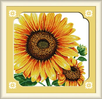 Sunflower(1) Cross Stitch Kits 11CT Printed 14CT Cross Stitch Set DIY Chinese Cotton Cross-stitch Counted Embroidery Needlework
Sunflower(1) Cross Stitch Kits 11CT Printed 14CT Cross Stitch Set DIY Chinese Cotton Cross-stitch Counted Embroidery Needlework