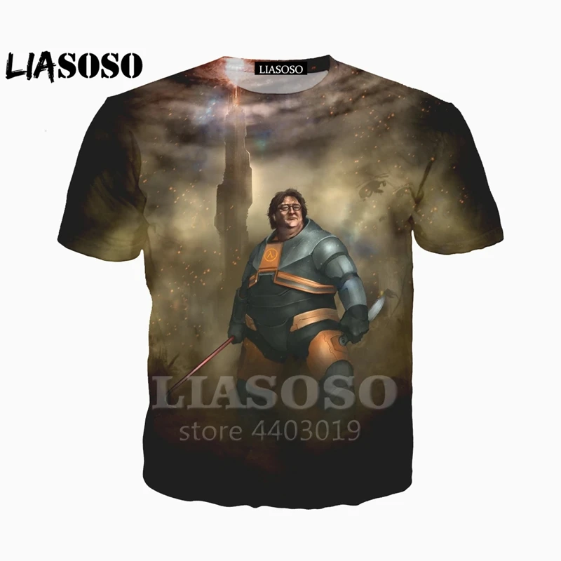 LIASOSO New funny meme face Gabe Newell Tees 3D Print t-shirt/Hoodie/Sweatshirt Unisex streetwear Harajuku Tops hoodies As106
LIASOSO New funny meme face Gabe Newell Tees 3D Print t-shirt/Hoodie/Sweatshirt Unisex streetwear Harajuku Tops hoodies As106
