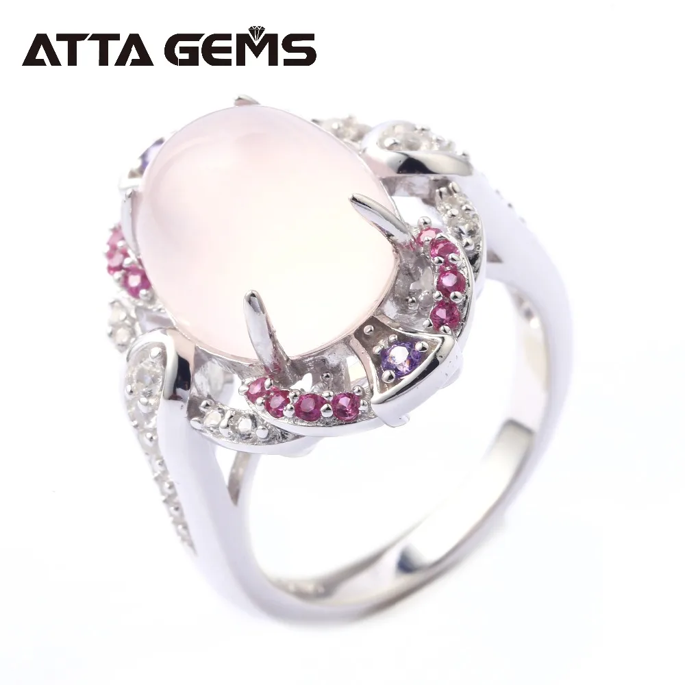 Natural Rose Quartz Sterling Silver Rings for Women 7.8 Carats Cabochon Cut Rose Quarts Women Wedding Band Exquisite Design
Natural Rose Quartz Sterling Silver Rings for Women 7.8 Carats Cabochon Cut Rose Quarts Women Wedding Band Exquisite Design