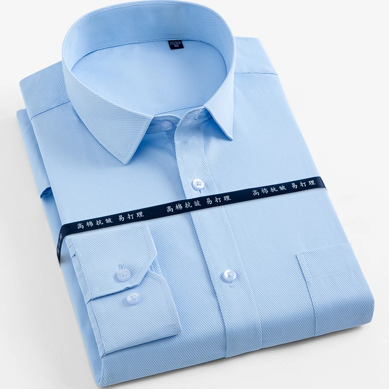 Men's Plus Size 7XL 8XL Regular-fit Solid Basic Dress Shirts Chest Pocket Long Sleeve Formal Business Work Office Tops Shirt
Men's Plus Size 7XL 8XL Regular-fit Solid Basic Dress Shirts Chest Pocket Long Sleeve Formal Business Work Office Tops Shirt