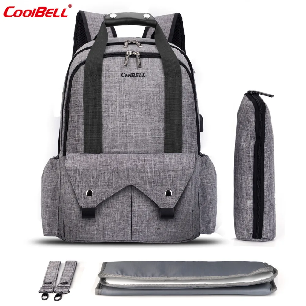 CoolBell Nappy Bag Big Capacity Baby Diaper Bag Waterproof Mom Travel Backpack Multifunction Stroller Bag
CoolBell Nappy Bag Big Capacity Baby Diaper Bag Waterproof Mom Travel Backpack Multifunction Stroller Bag