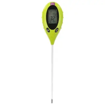 5 in 1 PH Meter Soil Moisture Monitor Temperature Humidity Light Intensity Test Easy to Use PH Multifunctional Detector 3X6X29CM
5 in 1 PH Meter Soil Moisture Monitor Temperature Humidity Light Intensity Test Easy to Use PH Multifunctional Detector 3X6X29CM