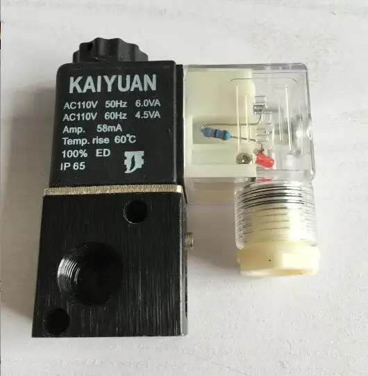 Air Solenoid Valves 3V1-08 2 Position 3 Port 1/4" Normally Closed Pneumatic Control Valve
Air Solenoid Valves 3V1-08 2 Position 3 Port 1/4" Normally Closed Pneumatic Control Valve