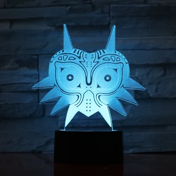 Mask of The Legend of Zelda 3d Led Night Light Kids Nightlight for Bedroom Child Gift Home Office Club Atmosphere Table Lamp
Mask of The Legend of Zelda 3d Led Night Light Kids Nightlight for Bedroom Child Gift Home Office Club Atmosphere Table Lamp