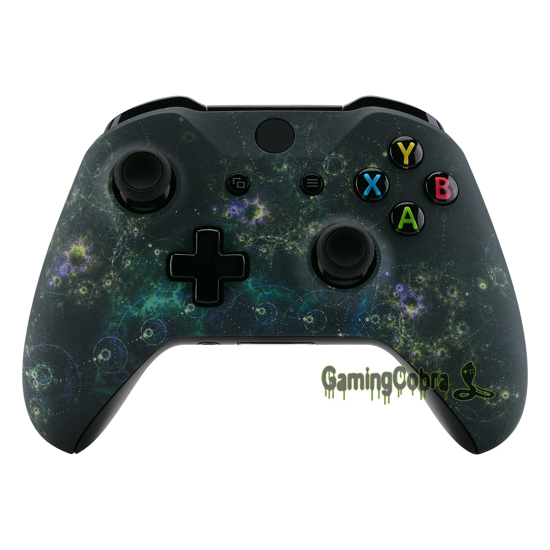 Dark Chaos Nebula Galaxy Faceplate Front Housing Shell Case Replacement Part for Xbox One X & One S Controller (Model 1708)
Dark Chaos Nebula Galaxy Faceplate Front Housing Shell Case Replacement Part for Xbox One X & One S Controller (Model 1708)