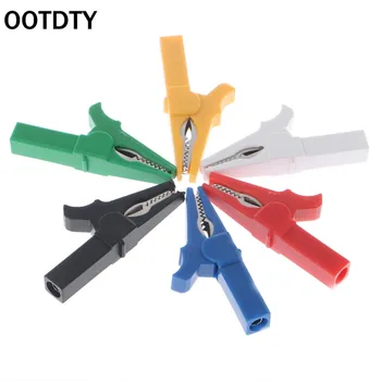 Best Price OOTDTY 6 Pcs 6 Colors 55mm Crocodile Alligator Clip For 4mm Male Banana Plug Connector
Best Price OOTDTY 6 Pcs 6 Colors 55mm Crocodile Alligator Clip For 4mm Male Banana Plug Connector
