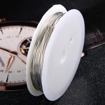 De Bijoux Wholesale Jewelry DIY 0.6mm 10 Rolls 5m Silver Plated Wire Beading Cord,Fashion Jewelry Finding
De Bijoux Wholesale Jewelry DIY 0.6mm 10 Rolls 5m Silver Plated Wire Beading Cord,Fashion Jewelry Finding