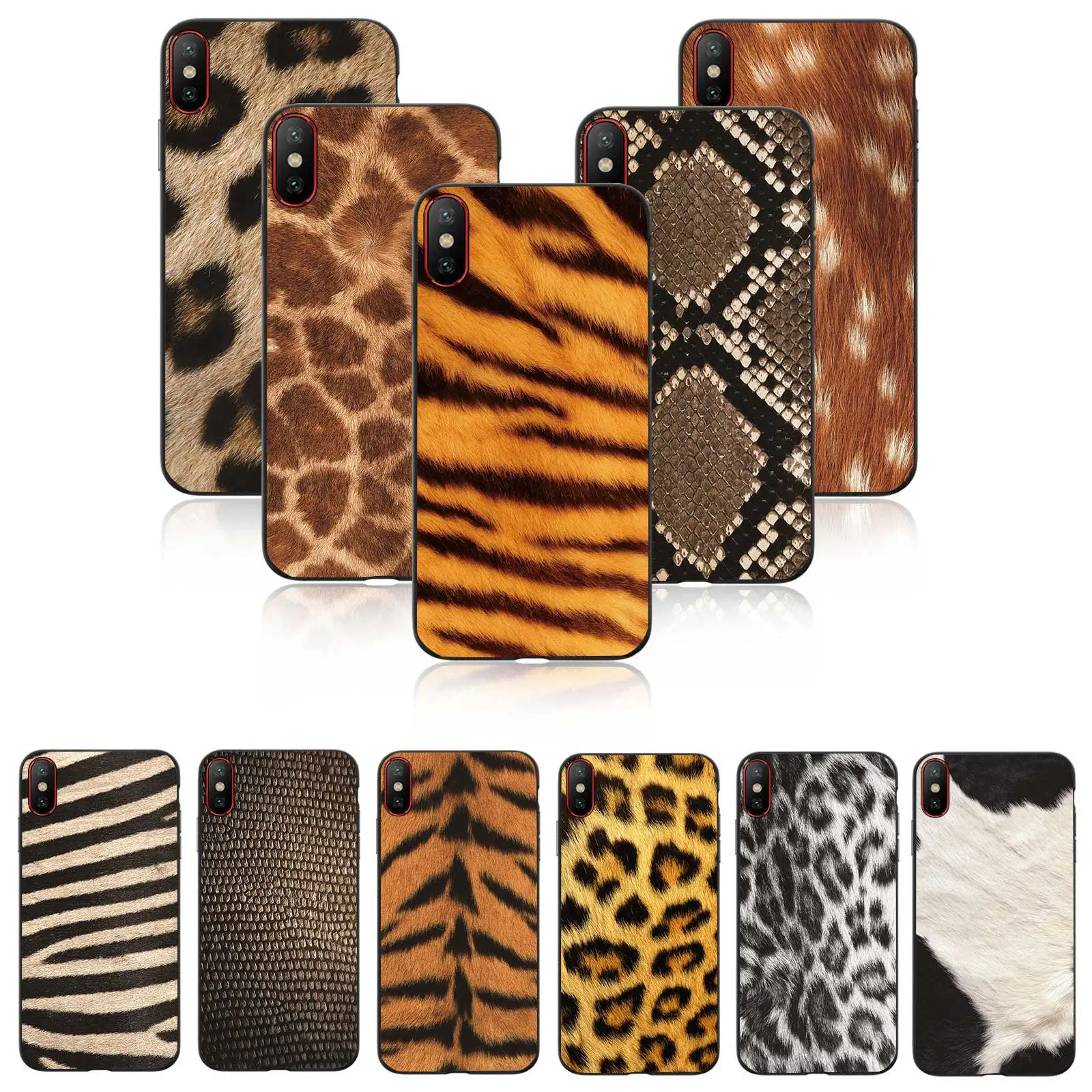 Luxury Anti-Knock Leopard Tiger Skin Print Pattern Soft Rubber Case Cover For iPhone XS Max XR 6s 7 8 Plus X
Luxury Anti-Knock Leopard Tiger Skin Print Pattern Soft Rubber Case Cover For iPhone XS Max XR 6s 7 8 Plus X