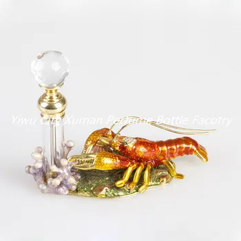 Retro 4ml Perfume Refillable Bottle Vintage Metal lobster Glass Container Portable Gift Crystal Cluster Home Decoration#59621
Retro 4ml Perfume Refillable Bottle Vintage Metal lobster Glass Container Portable Gift Crystal Cluster Home Decoration#59621