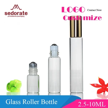 Sedorate 50 pcs/Lot Clear Glass Steel Roller Bottle 2.5ML 5ML 10ML Mini Glass Vial Essential Oil Roll On Bottles LZ006
Sedorate 50 pcs/Lot Clear Glass Steel Roller Bottle 2.5ML 5ML 10ML Mini Glass Vial Essential Oil Roll On Bottles LZ006