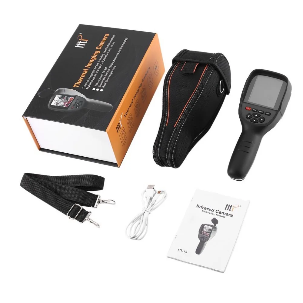 HT-18 Handheld Infrared Temperature Heat IR Digital Thermal Imager Detector Camera with storage 220x160 Resolution 3.2''
HT-18 Handheld Infrared Temperature Heat IR Digital Thermal Imager Detector Camera with storage 220x160 Resolution 3.2''