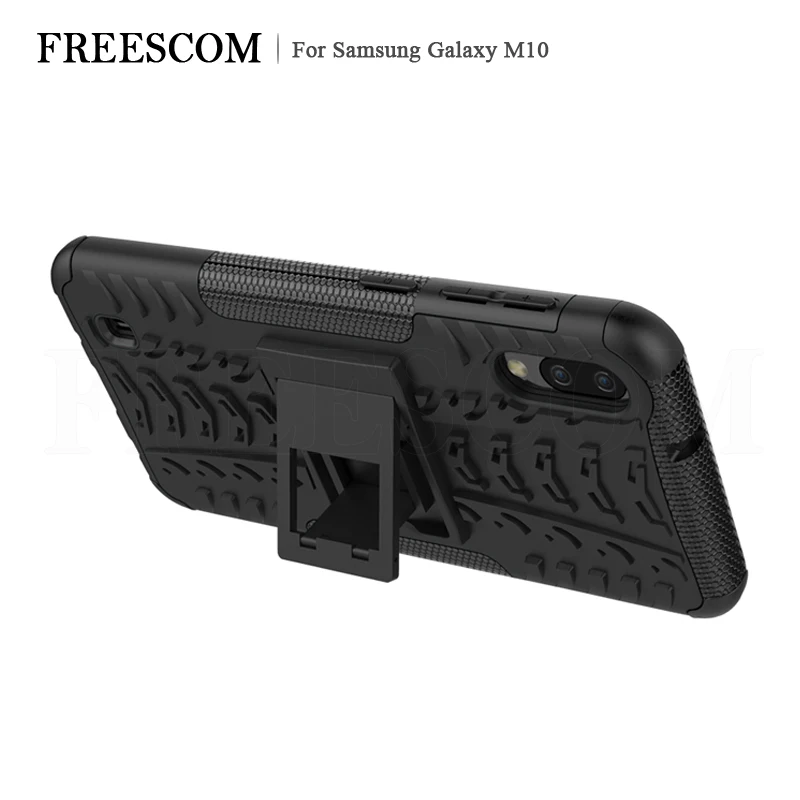 Silicon Plastic Armor Cover Shockproof Rugged Kickstand Case For Samsung Galaxy M10
Silicon Plastic Armor Cover Shockproof Rugged Kickstand Case For Samsung Galaxy M10