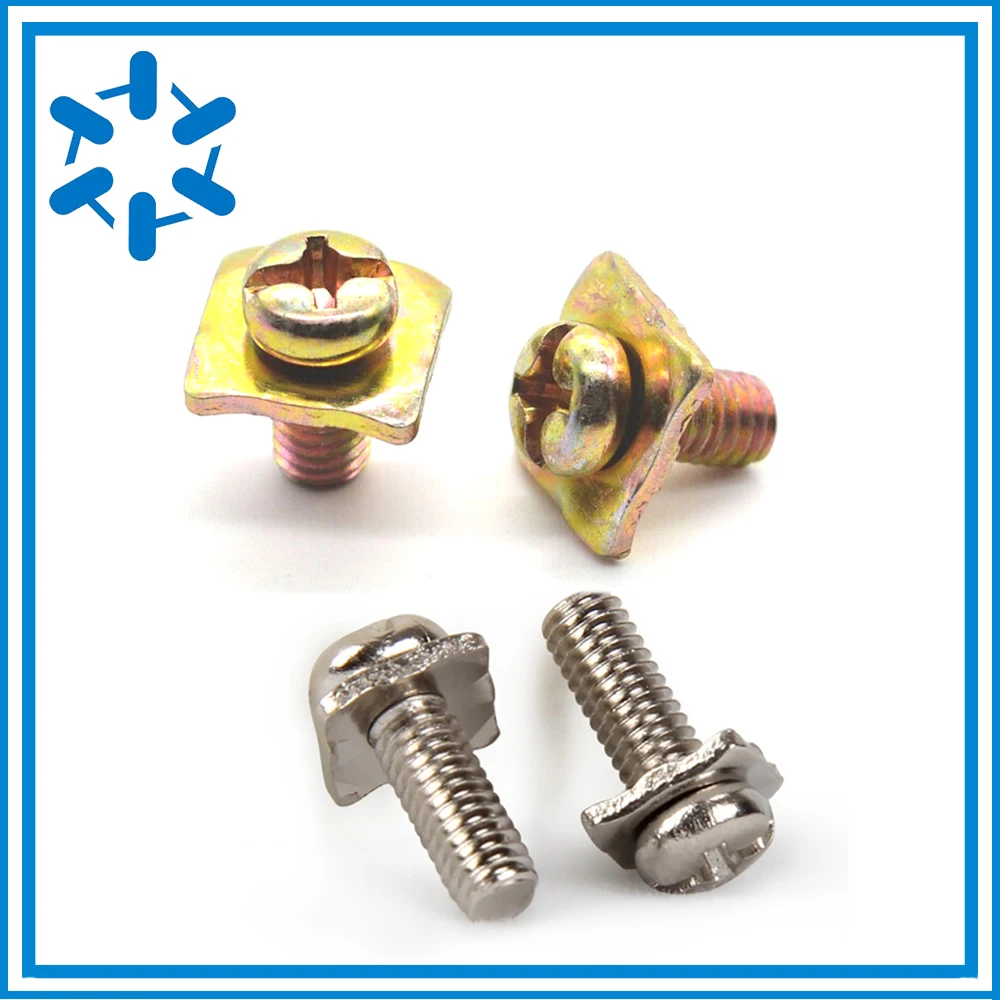 50pcs/lot Terminal block screw sems pan head with square washer M4*7 washer 8*8 M5*10 washer 12*12mm
50pcs/lot Terminal block screw sems pan head with square washer M4*7 washer 8*8 M5*10 washer 12*12mm