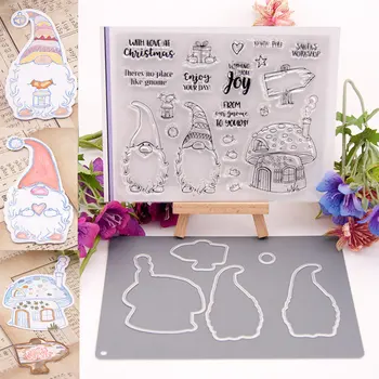 

Christmas Tree Santa Claus Silicone Transparent Clear Rubber Stamp Sheet Cling Scrapbooking Photo Album PaperCard DIY Craft