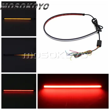 Motorcycle Flexible 60cm LED Light Strip Stick On Sequential Flowing Turn Signal Lights Tail Brake Light for Harley Cafe Racer
Motorcycle Flexible 60cm LED Light Strip Stick On Sequential Flowing Turn Signal Lights Tail Brake Light for Harley Cafe Racer
