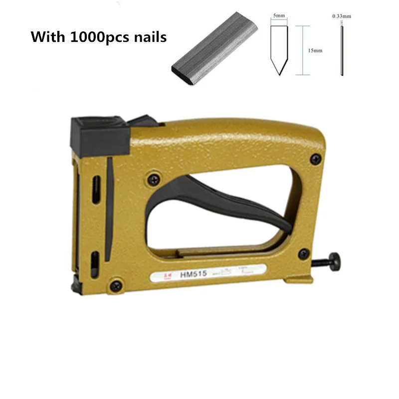 Manual patch nail gun frame backplane fixed hand tacker with 1000pcs pins Photo frame tool finishing nailer
Manual patch nail gun frame backplane fixed hand tacker with 1000pcs pins Photo frame tool finishing nailer