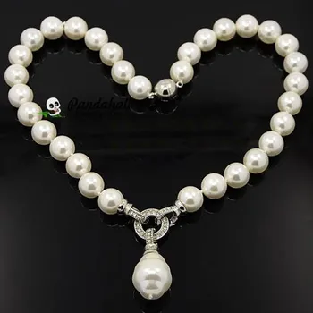 5 Strands Women Princess(17~19") White Trendy Mother's Day Gifts Shell Pearl Beaded Rhinestones Necklaces Brass Magnetic Clasps
5 Strands Women Princess(17~19") White Trendy Mother's Day Gifts Shell Pearl Beaded Rhinestones Necklaces Brass Magnetic Clasps