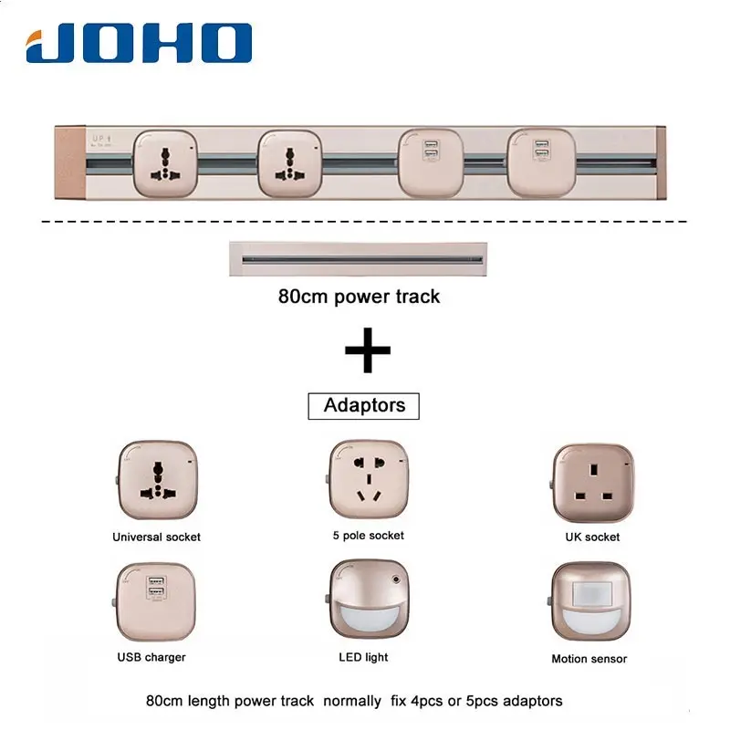 JOHO Multi-Functional 80CM EU Plug Socket 8000W Wall Power Outlet Socket With Double USB Port 250V For Living Room Bedroom
JOHO Multi-Functional 80CM EU Plug Socket 8000W Wall Power Outlet Socket With Double USB Port 250V For Living Room Bedroom