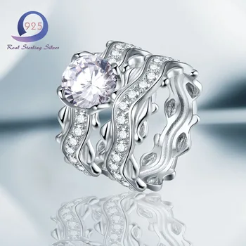 Merthus 925 Sterling Silver Pair Rings Women Fashion Jewelry Wedding Engagement Band Ring Prong Setting Size 6 7 8 9
Merthus 925 Sterling Silver Pair Rings Women Fashion Jewelry Wedding Engagement Band Ring Prong Setting Size 6 7 8 9