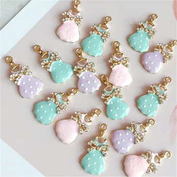 10pcs/lot 19*26mm Rhinestone Bow Skirt Enamel Charms Braclets Jewelry finding DIY Craft more fashion
10pcs/lot 19*26mm Rhinestone Bow Skirt Enamel Charms Braclets Jewelry finding DIY Craft more fashion
