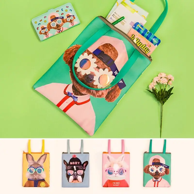 Teddy Rabbit Bulldog Bentoy Funny Printed Handbag for Girls Travel Bags Student Book School Laptop Bag Cartoon Pattern Package
Teddy Rabbit Bulldog Bentoy Funny Printed Handbag for Girls Travel Bags Student Book School Laptop Bag Cartoon Pattern Package