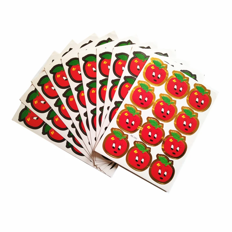 Scrapbook sticker 10 sheets/lot 9*12.5cm Mini Paper Children toys stickers Red apple School Teachers Rewards Forehead stickers
Scrapbook sticker 10 sheets/lot 9*12.5cm Mini Paper Children toys stickers Red apple School Teachers Rewards Forehead stickers